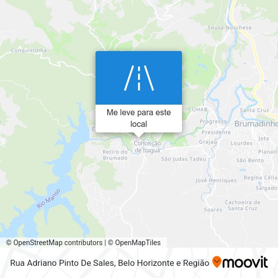 Rua Adriano Pinto De Sales mapa