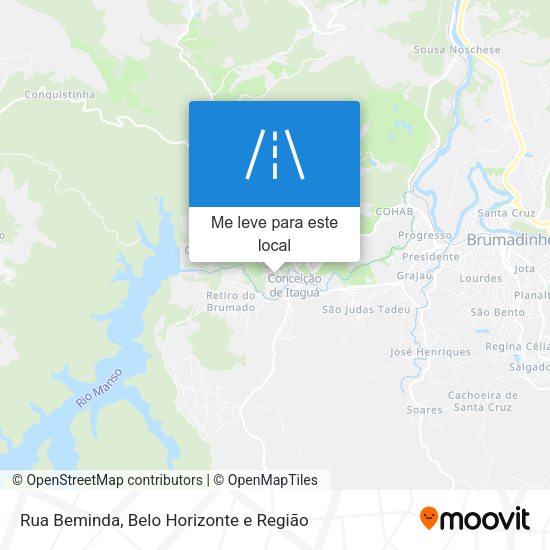Rua Beminda mapa
