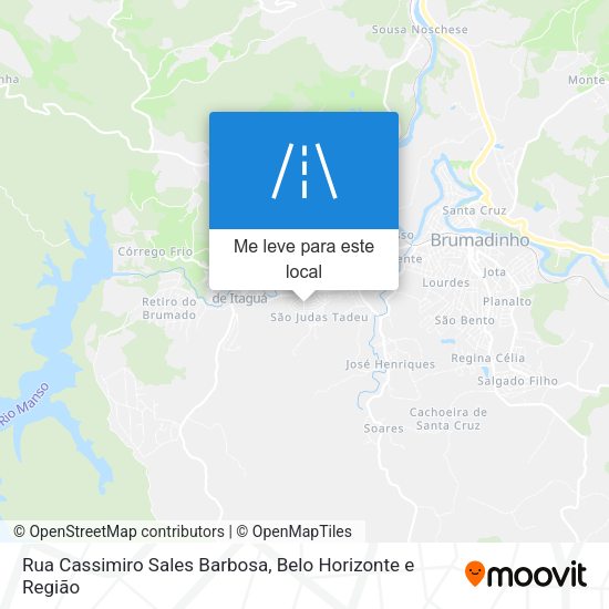 Rua Cassimiro Sales Barbosa mapa