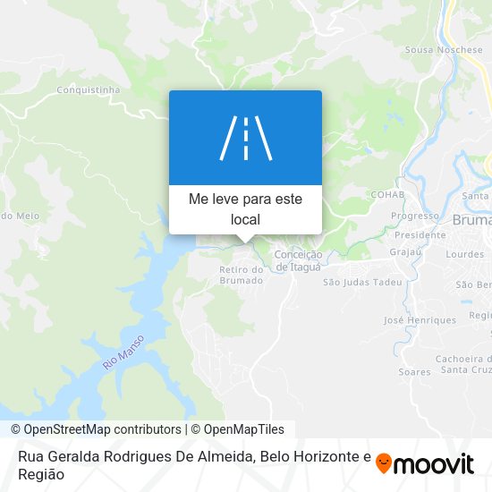 Rua Geralda Rodrigues De Almeida mapa
