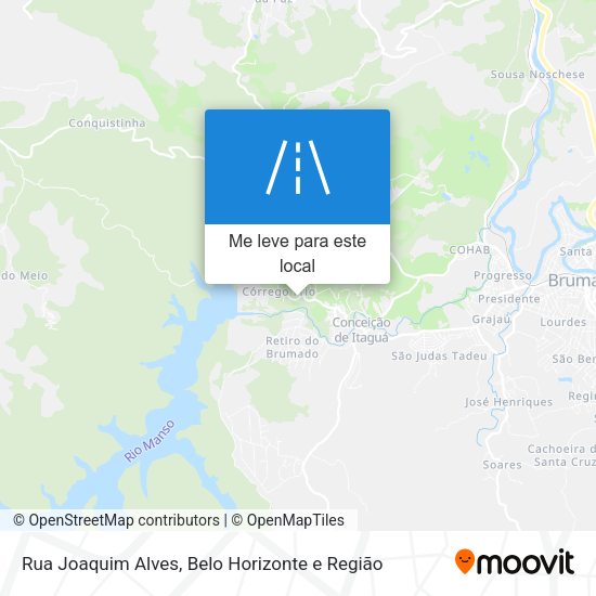 Rua Joaquim Alves mapa