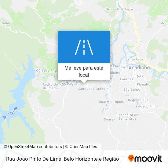 Rua João Pinto De Lima mapa