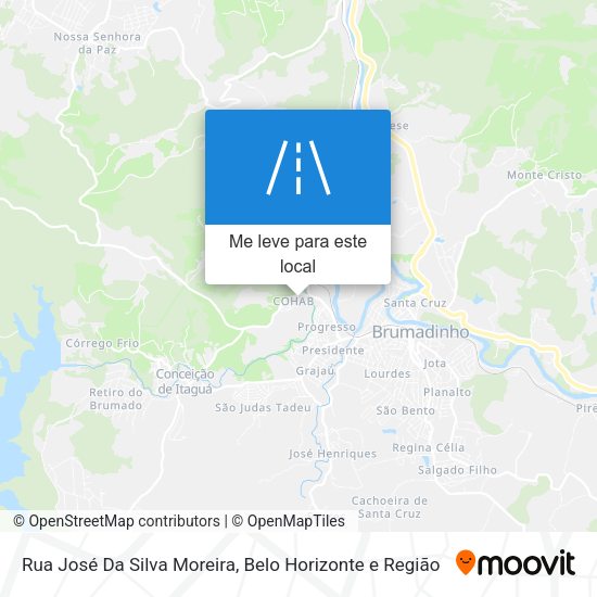 Rua José Da Silva Moreira mapa
