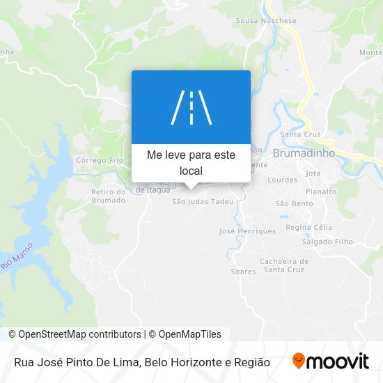 Rua José Pinto De Lima mapa