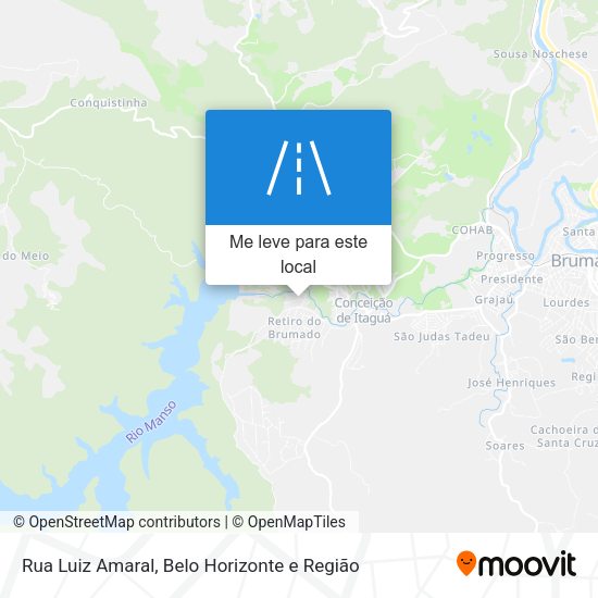 Rua Luiz Amaral mapa