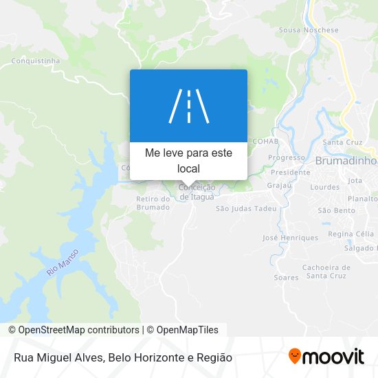 Rua Miguel Alves mapa
