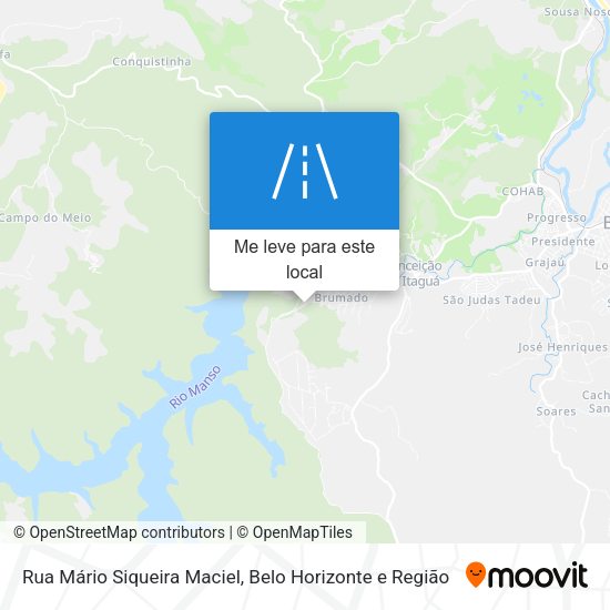 Rua Mário Siqueira Maciel mapa