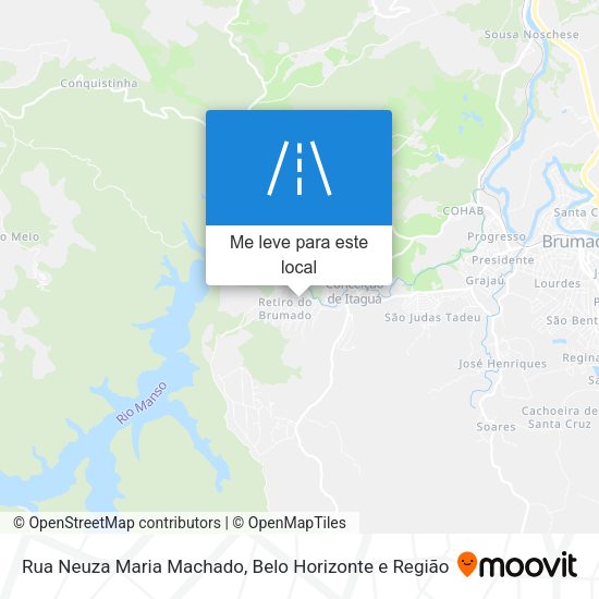 Rua Neuza Maria Machado mapa