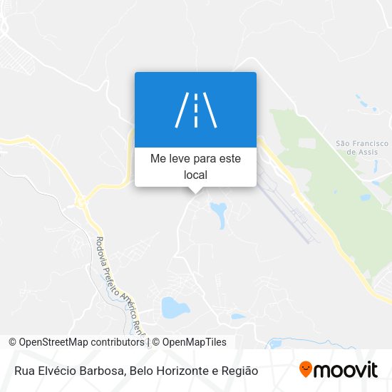 Rua Elvécio Barbosa mapa
