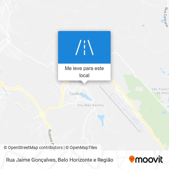 Rua Jaime Gonçalves mapa