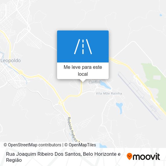 Rua Joaquim Ribeiro Dos Santos mapa