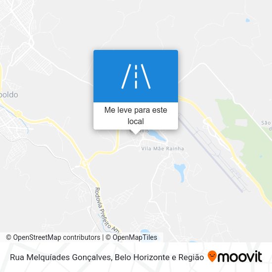 Rua Melquíades Gonçalves mapa