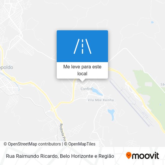 Rua Raimundo Ricardo mapa