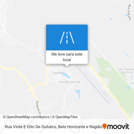 Rua Vinte E Oito De Outubro mapa
