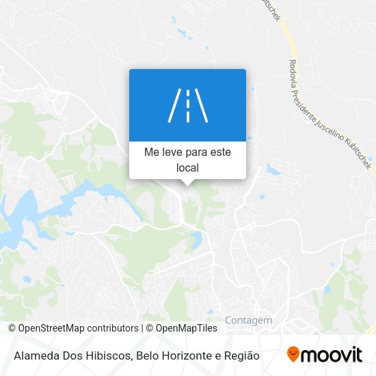 Alameda Dos Hibiscos mapa
