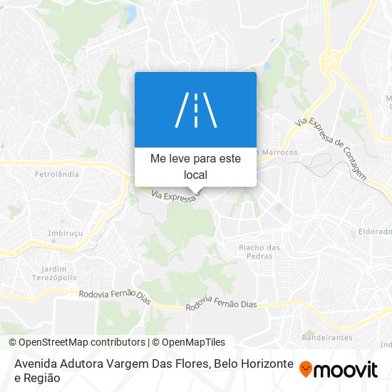 Avenida Adutora Vargem Das Flores mapa