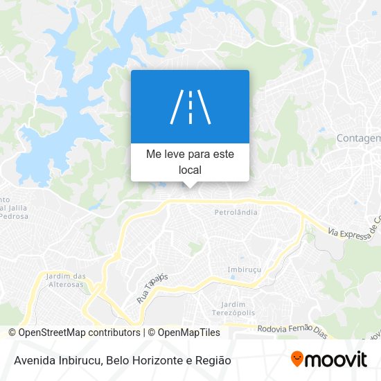 Avenida Inbirucu mapa