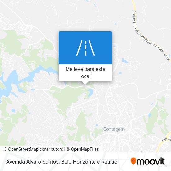Avenida Álvaro Santos mapa