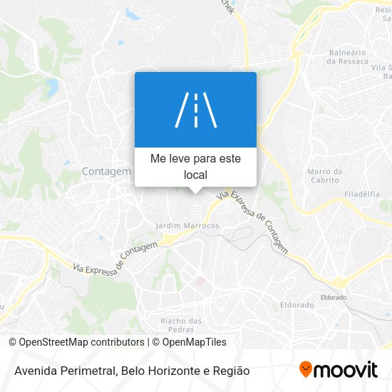 Avenida Perimetral mapa