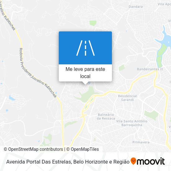 Avenida Portal Das Estrelas mapa
