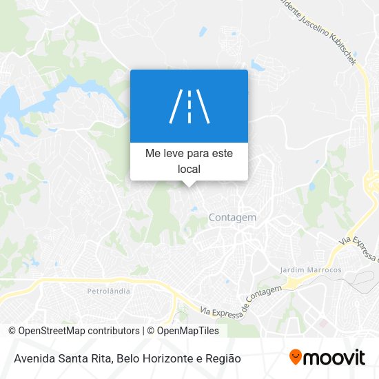 Avenida Santa Rita mapa
