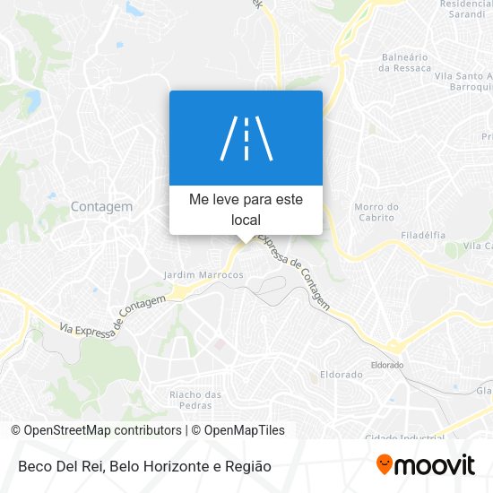 Beco Del Rei mapa
