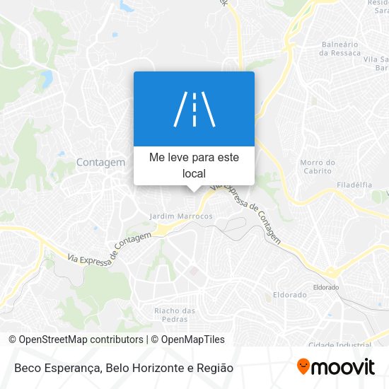 Beco Esperança mapa