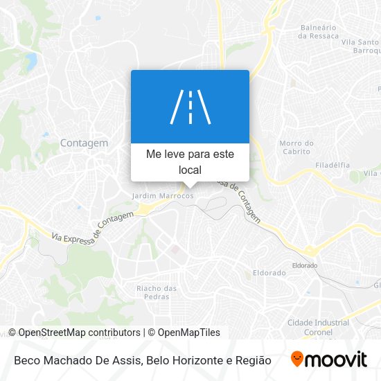 Beco Machado De Assis mapa