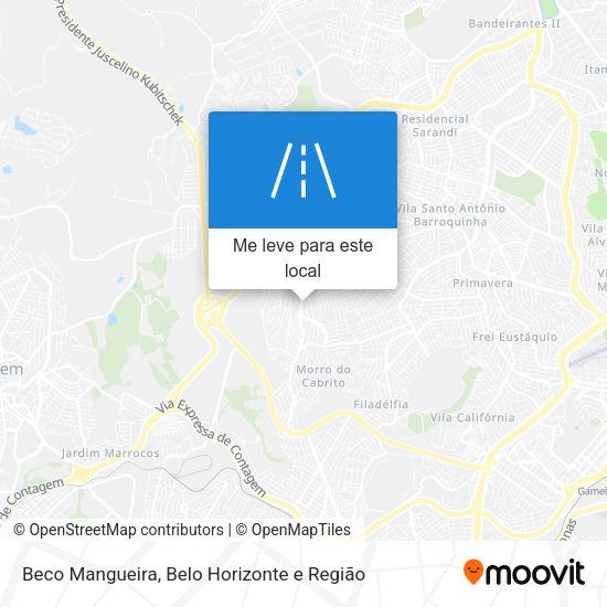 Beco Mangueira mapa