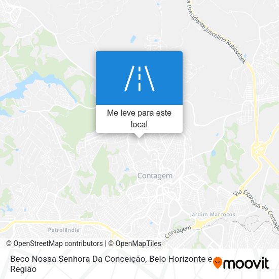 Beco Nossa Senhora Da Conceição mapa