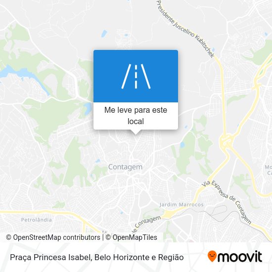Praça Princesa Isabel mapa