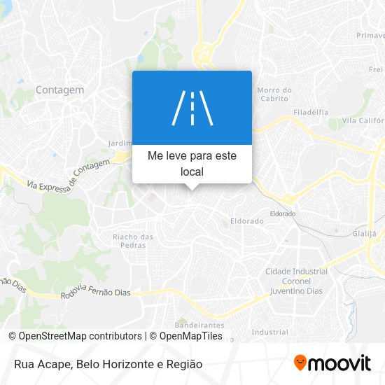 Rua Acape mapa