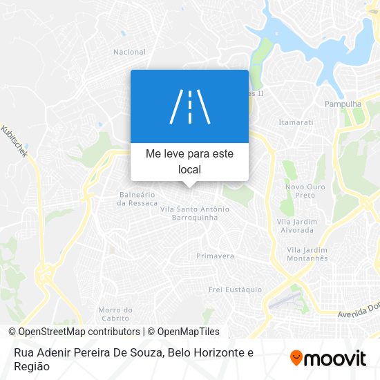 Rua Adenir Pereira De Souza mapa