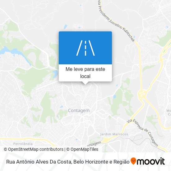 Rua Antônio Alves Da Costa mapa