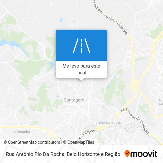 Rua Antônio Pio Da Rocha mapa