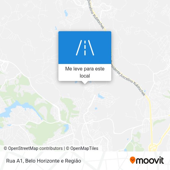 Rua A1 mapa