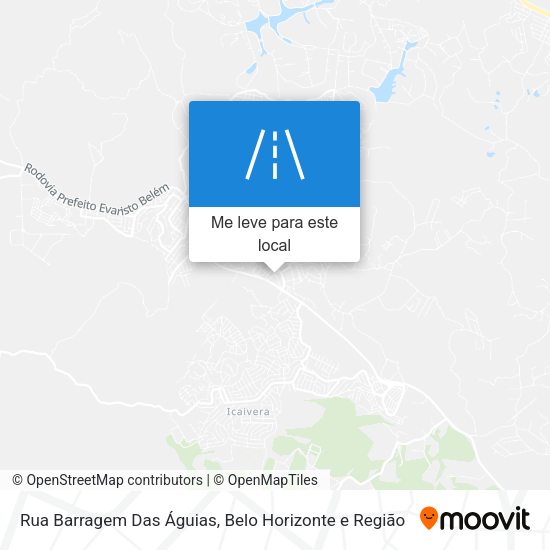 Rua Barragem Das Águias mapa
