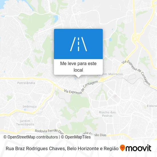 Rua Braz Rodrigues Chaves mapa