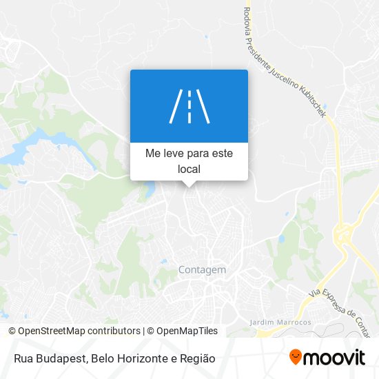 Rua Budapest mapa