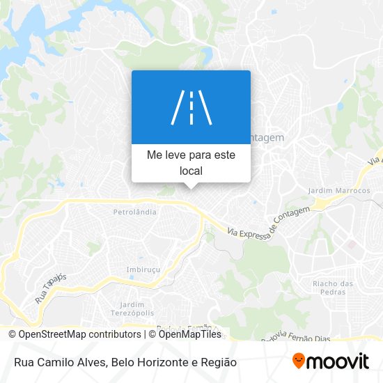 Rua Camilo Alves mapa