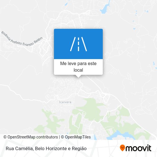 Rua Camélia mapa