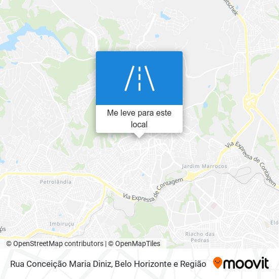 Rua Conceição Maria Diniz mapa