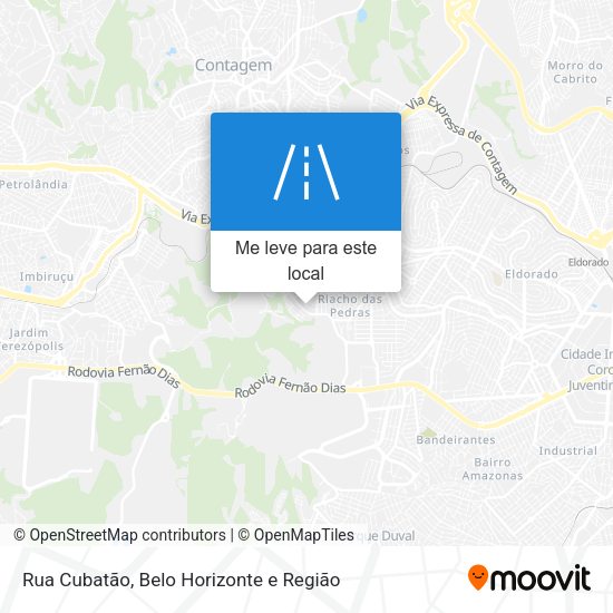 Rua Cubatão mapa