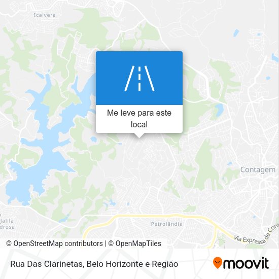 Rua Das Clarinetas mapa