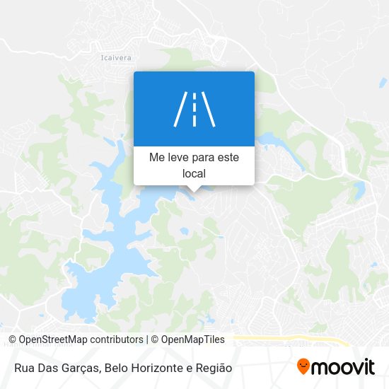 Rua Das Garças mapa