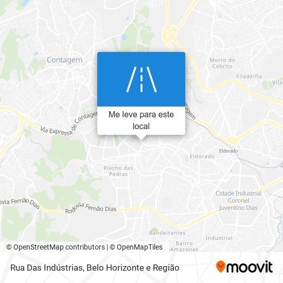 Rua Das Indústrias mapa