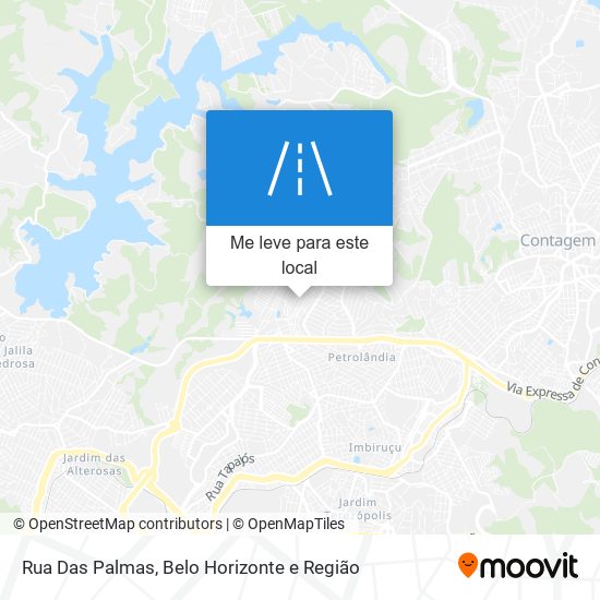 Rua Das Palmas mapa