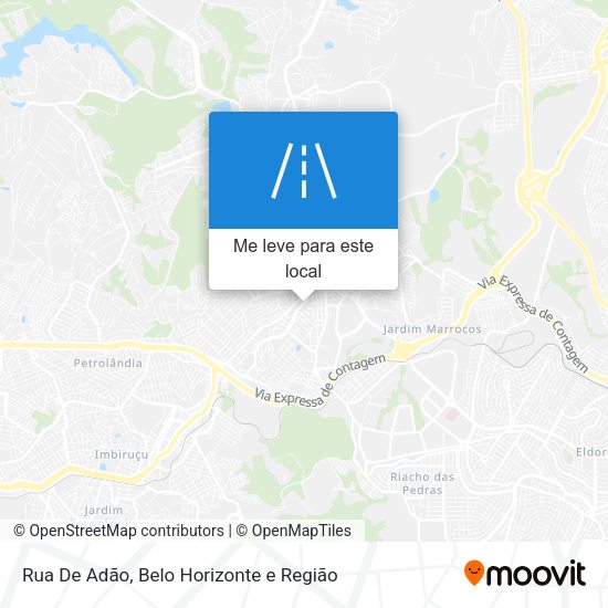Rua De Adão mapa