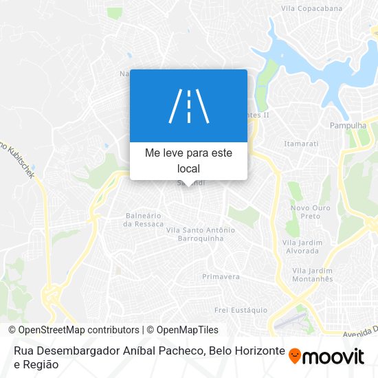 Rua Desembargador Aníbal Pacheco mapa