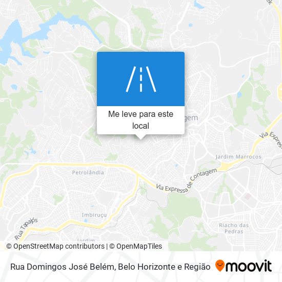 Rua Domingos José Belém mapa